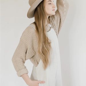 Oat Children Women’s Linen Overalls - Large